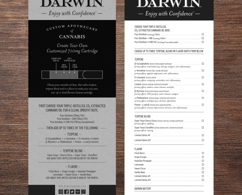Darwin Custom Cartridge Bar Menu